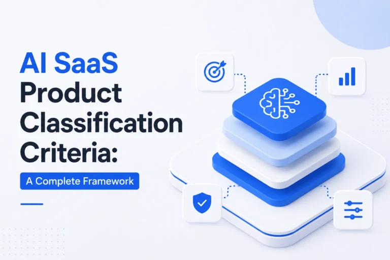 ai saas product classification criteria