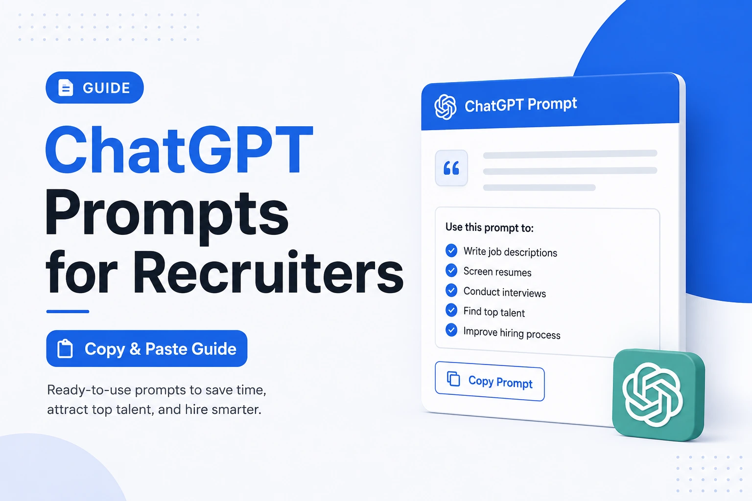 chatgpt prompts for recruiters