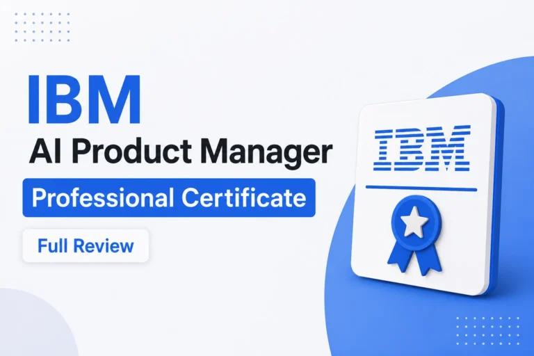 ibm ai product manager professional certificate