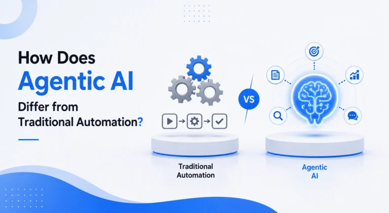 how does agentic ai differ from traditional automation
