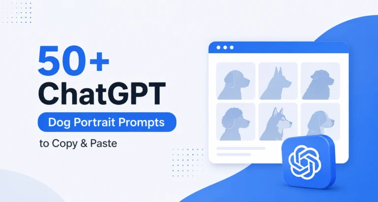 chatgpt dog portrait prompt
