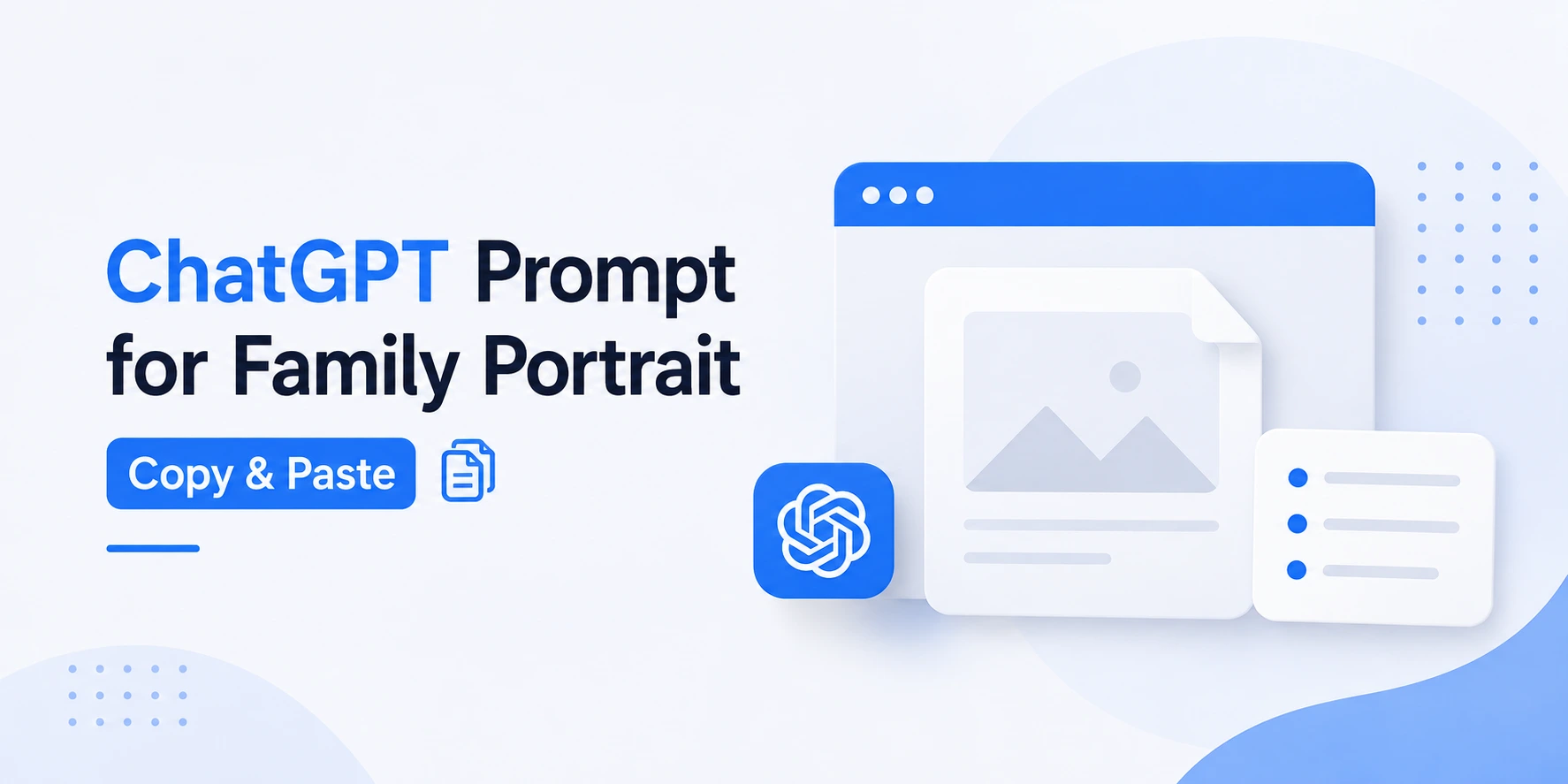 chatgpt prompt for family portrait