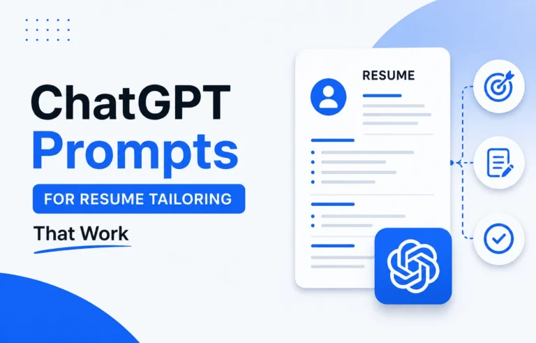 chatgpt prompts for resume tailoring