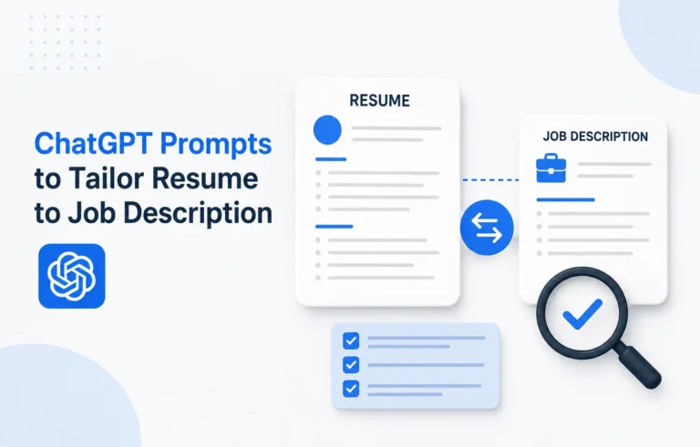 chatgpt prompts to tailor resume to job description